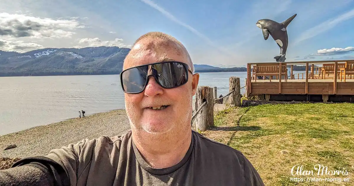 Alan Morris in Icy Strait Point, Alaska.